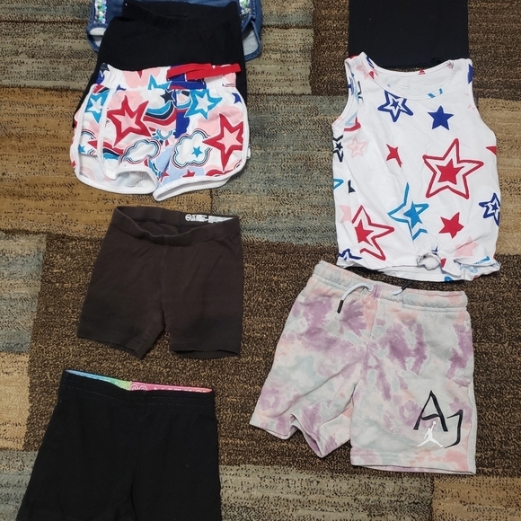 Girls size 4 summer clothing bundle of 16 mostly shorts - Picture 5 of 9